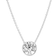 Pandora Sparkling Family Tree Necklace - Silver/Transparent