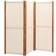 vidaXL 3-Panel Cream White Room Divider 210x180cm