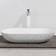 Bernstein Lavabo De Encimera O-540 Ocean De Resina Mineral 54 x 34 x 12 cm