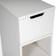 Mavis Aoko White Bedside Table 40x30cm