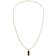 Tommy Hilfiger Logo Pendant Necklace - Gold/Onyx