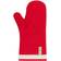 Le Creuset Grill Topflappen Rot, Weiß (35x18cm)