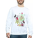 Disney Mickey And Minnie Christmas Tree Sweatshirt - White