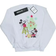 Disney Mickey And Minnie Christmas Tree Sweatshirt - White