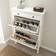 IKEA Hemnes White Skoställ 89x127cm