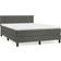 vidaXL Boxspring Dark Gray Boxspringbett 140x200cm