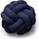 Design House Stockholm Knot Komplettes Dekokissen Blau (15x30cm)