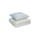 Hübsch Block Bedding Dynebetræk Multifarve, Blå, Hvid (200x140cm)