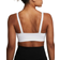 Nike Plunge Cutout Medium-Support Padded Sports Bra - White/Photon Dust