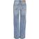 Noisy May Yolanda Normal Waisted Wide Leg Jeans - Light Blue Denim