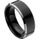 Tungsten Beveled Ring - Black