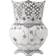 Royal Copenhagen Sort Musselmalet Helblonded Hvid Vase 22cm