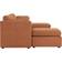 AllModern Datura 6 Orange Linen Blend Sofa 146.5" 6pcs 4 Seater