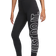 Nike Sportswear Classics Women's Graphic High Waisted Leggings - Black/White