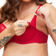 Ann Summers Sexy Lace Planet Maternity & Nursing Bra Red