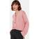 Whistles Nina Rib Detail Cropped Cardigan, Dusty Pink