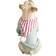 Feiling Poodle Striped Puppies Hooded Pullover XXXL