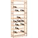 vidaXL 286197 Natural Wine Rack 72x166cm