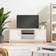 vidaXL Modern White TV-bänk 102x37.5cm