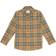 Burberry Kid's Vintage Check Stretch Cotton Shirt - Archive Beige