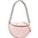 Tory Burch Mini Fleming Soft Crescent Bag - Cotton Candy