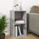 vidaXL Record Storage Grey Sonoma Reolsystem 71x36cm