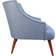 Furniturebox Tejares Indigo Blue/Natural Fåtölj