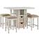 Signature Design ‎D623-223 Whitewash Dining Set 32x45" 5