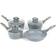 Salter Marblestone Cookware Set with lid 4 Parts