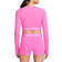 Nike Pro 365 Women's Dri-FIT Cropped Long-Sleeve Top - Playful Pink/White