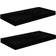 vidaXL 323830 Black Estantería de Pared 50cm 2pcs