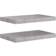 vidaXL 326595 Concrete Grey Væghylde 50cm 2stk