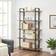 Vasagle Industrial Stable Rustic Brown/Black Bogreol 177.5cm