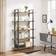 Vasagle Industrial Stable Rustic Brown/Black Bogreol 177.5cm