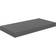 vidaXL 323788 High Gloss Grey Væghylde 50cm 2stk
