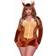 Leg Avenue Sexy Plush Fawn Romper Costume for Women Plus Size