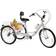 HINOPY for Adults, 60cm 3-Wheel Adult Bicycle 7-Speed ​​Folding Cruiser Bike