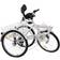 HINOPY for Adults, 60cm 3-Wheel Adult Bicycle 7-Speed ​​Folding Cruiser Bike