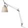 Artemide Tolomeo Basculante Aluminium/Beige Bordlampe 66cm