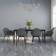 vidaXL 3082358 Grey Köksstol 84cm 6st