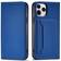 Hurtel Magnet Card Case til iPhone 12 Pro Max kortpungetui kortholder blå