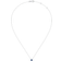 Live Diamond Necklace - White Gold/Sapphire