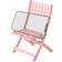 Puchen Mini 1/6 Scale Folding Chair Dollhouse Phone Holder