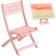 Puchen Mini 1/6 Scale Folding Chair Dollhouse Phone Holder