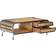 vidaXL 100x50x35cm Brown Sofabord 50x100cm