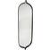 Swedese Comma Black/Silver Wall Mirror 40x135cm