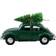 House Doctor Xmas Cars Green Decoración 8cm