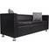 vidaXL 242208 Black Soffa 169.9cm 3-sits