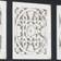 vidaXL Decorative Panel with Hand-Carved Design Black Väggdekor 39.9x39.9cm