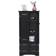 Costway Accent Black Storage Cabinet 24x49"